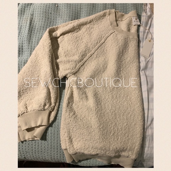 SOFTEST Cotton Long Sleeve Sweatshirt Clay - Picture 6 of 7